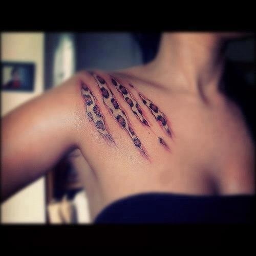 Leopard Tribal Tattoo