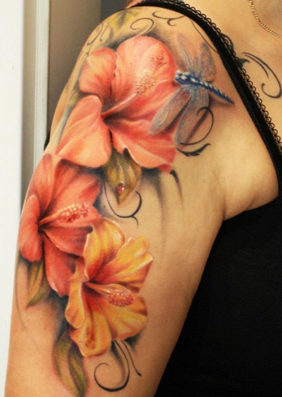 Lily Flower Tattoo 