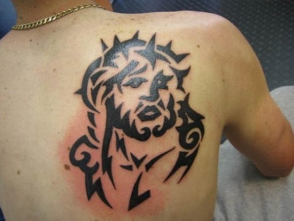 Lord Jesus Tribal Tattoo