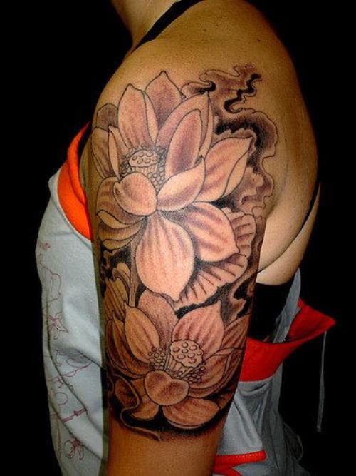 Lotus Flower Tatoo Design