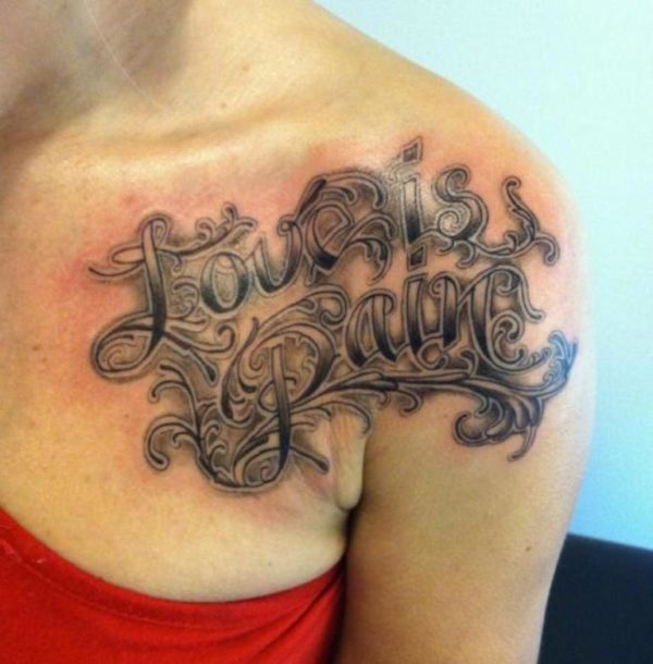 Loutesisa Lettering Design Tattoo