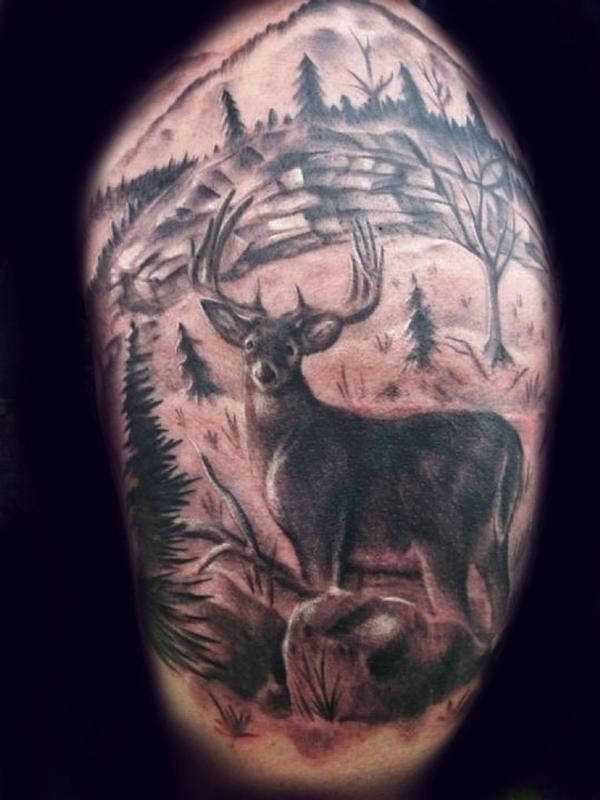 Lovely Deer Tattoo