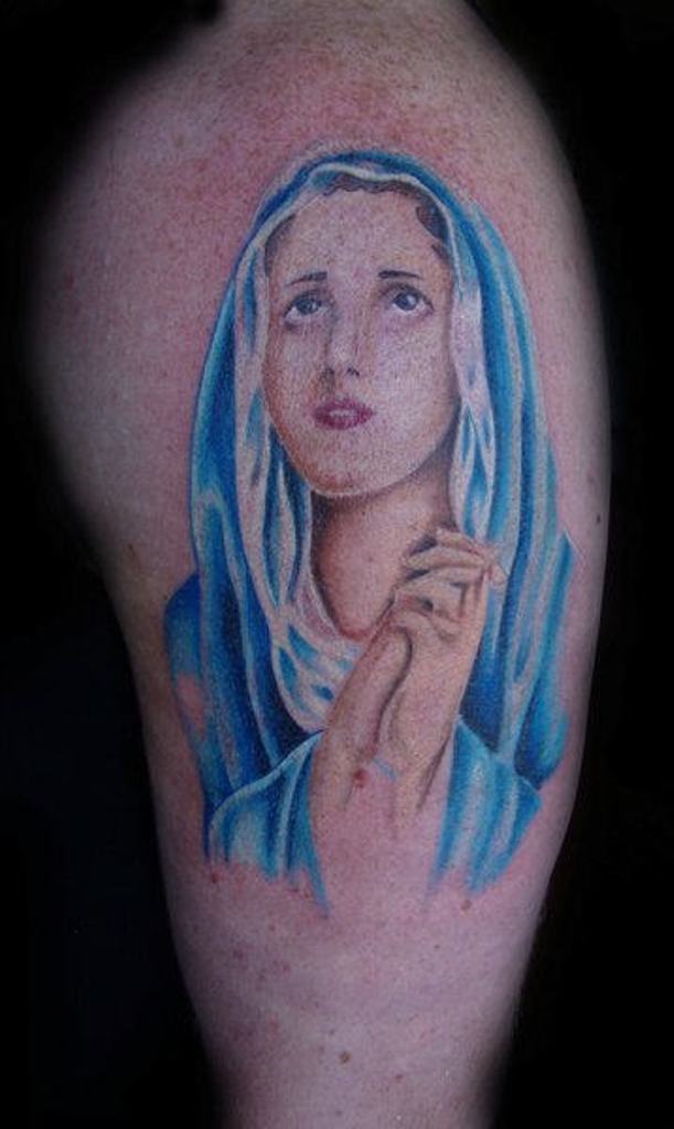 Lovely Mary Tattoo.