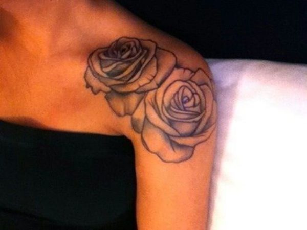 Lovely Roses Flower Tattoo