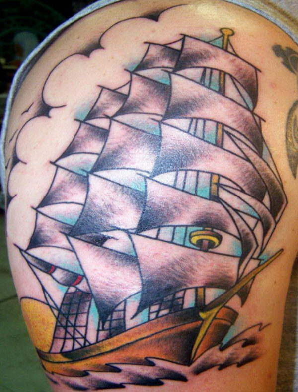 Lovely Sailor Tattoo Design