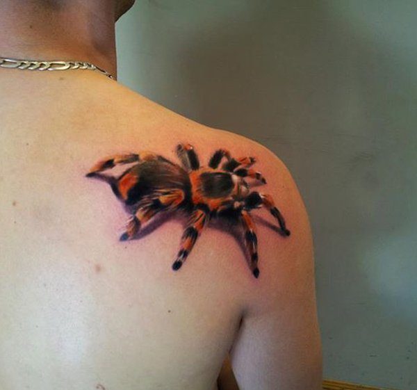 Lovely Spider Tattoo