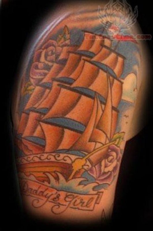 Mack Ship Tattoo For Kids