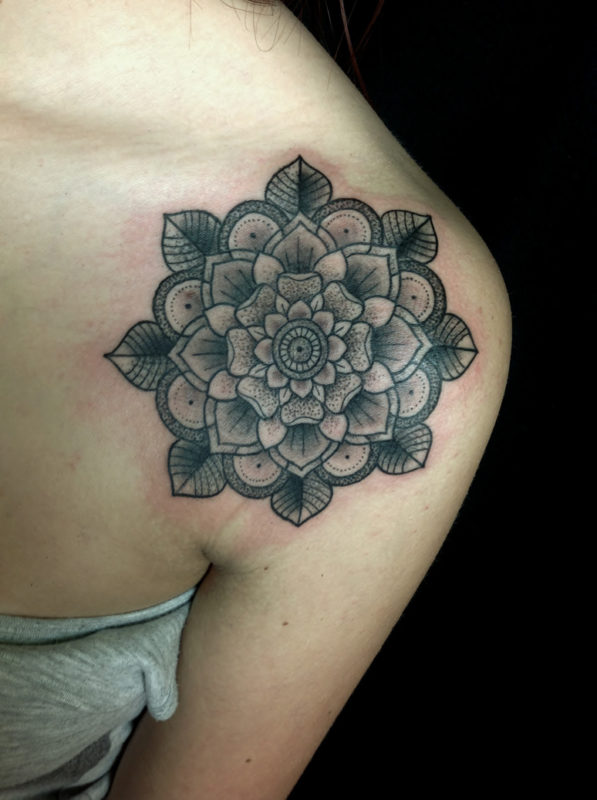 Mandala Flower Designer Tattoo