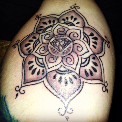 Mandala Flower Tattoo