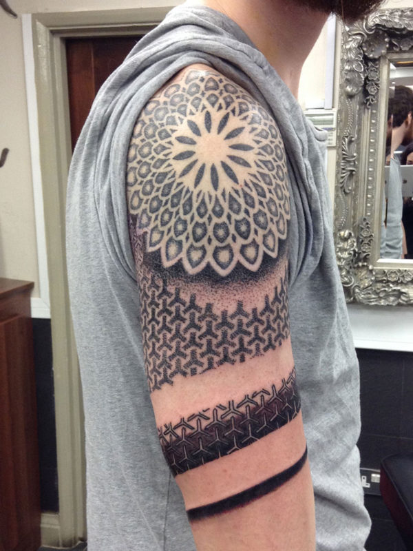 Mandala Shoulder Tattoo Design