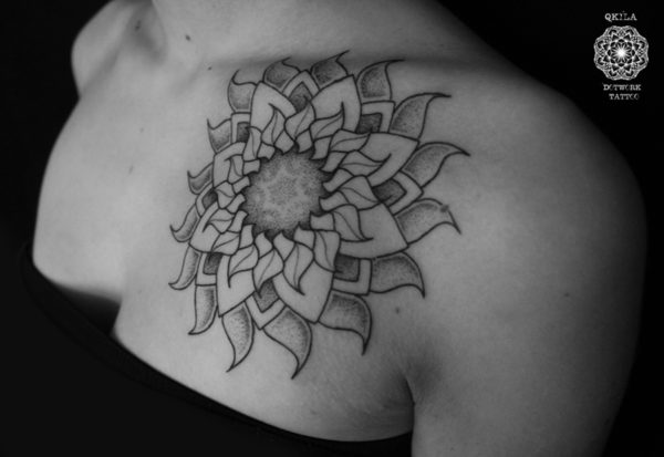 Mandala Sun Tattoo