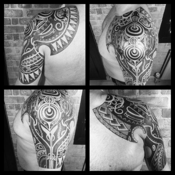 Maori Shoulder Tattoo