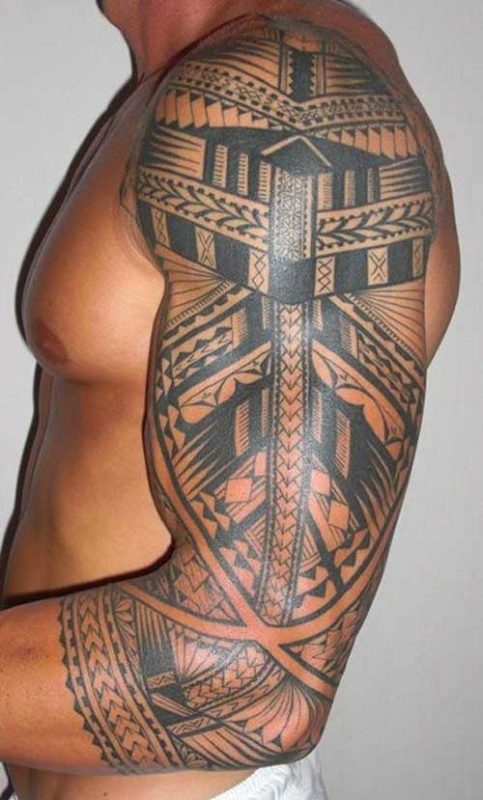 Maori Shoulder Tattoos