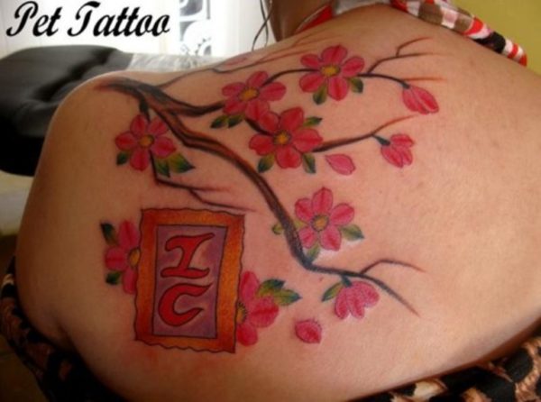 Marvelous Cherry Blossom Tree Tattoo
