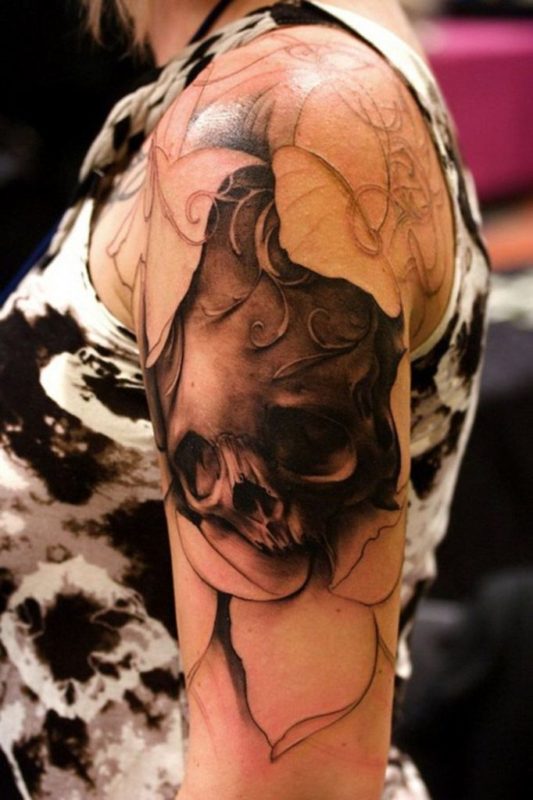 Marvelous Skull Tattoo