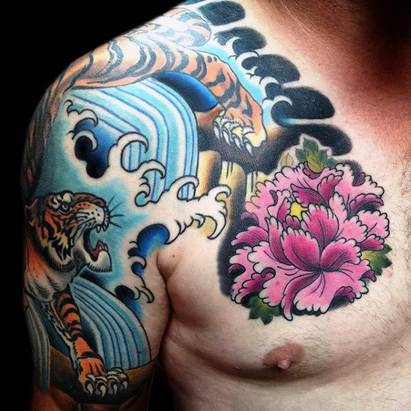 Marvelous Tiger Tattoo Design