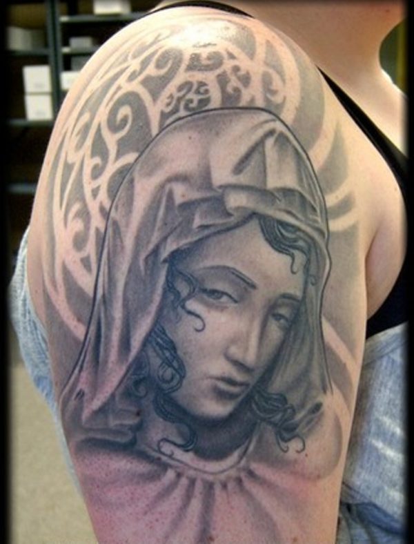 Mary Tattoo Design 
