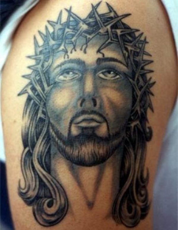 Massive Jesus Tattoo