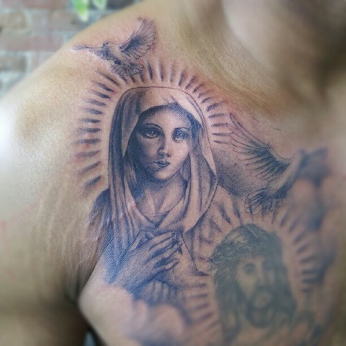 Mother Mary Tattoo