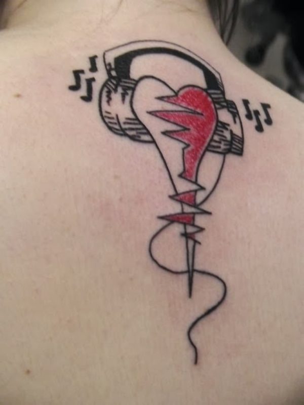 Music Heart Tattoo