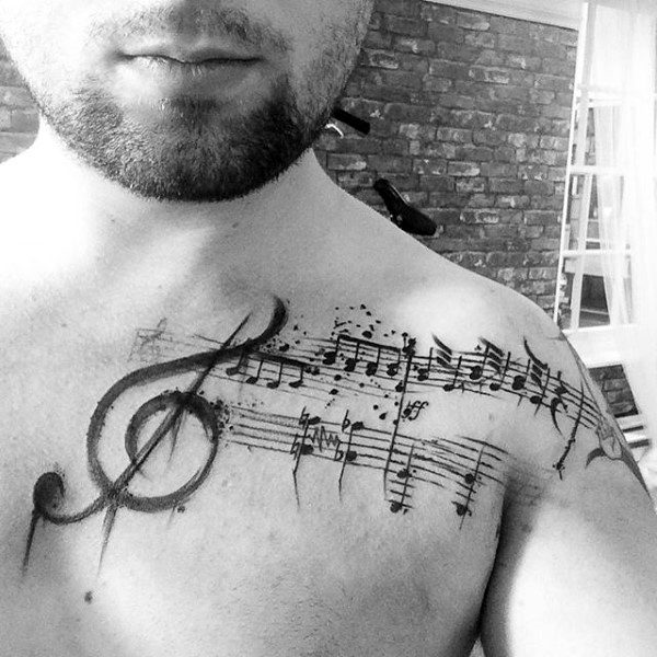 Musical Clef Tattoo