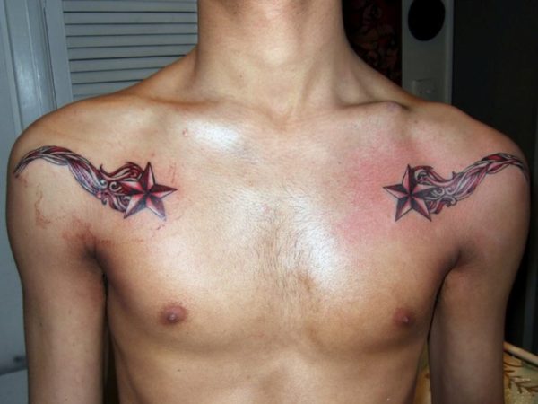 Nautical Star Shoulder Design