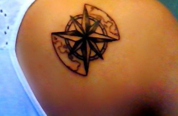 Nautical Compass Tattoo