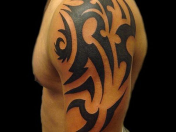 New Tribal Shoulder Tattoo