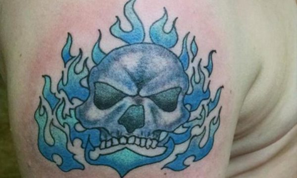 Nice Blue Dragon Kids Tattoo