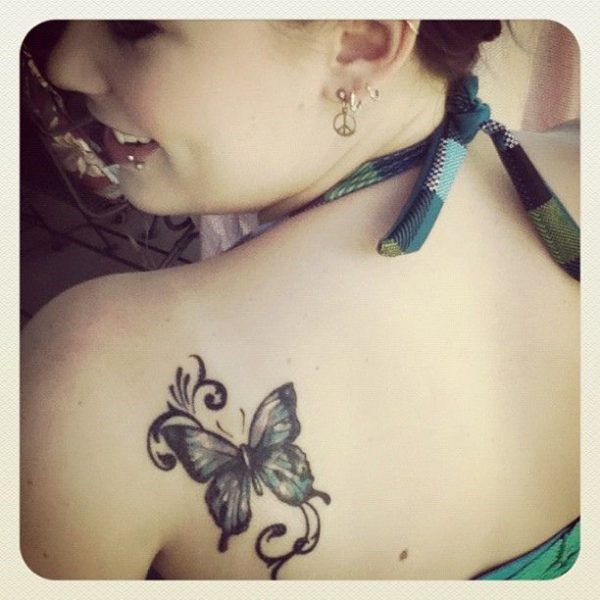 Nice Butterfly Tattoo