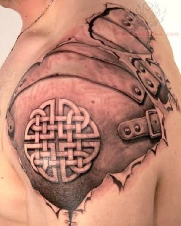 Nice Celtic Shoulder Tattoo