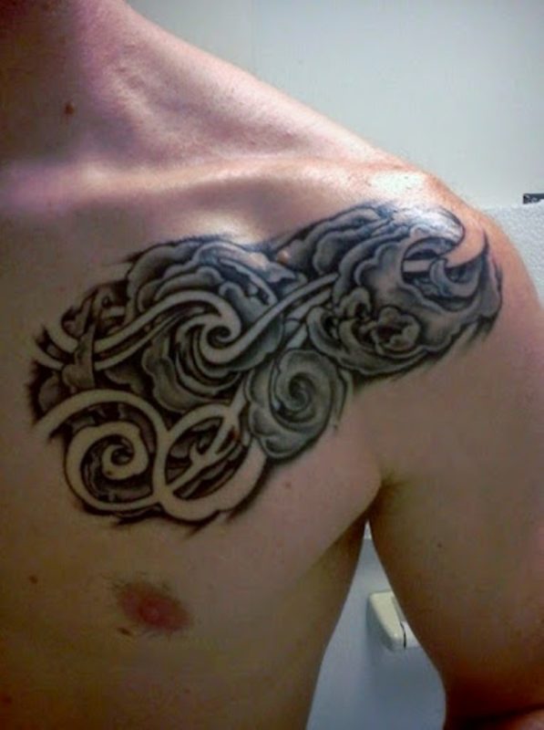 Nice Cloud Tattoo Design