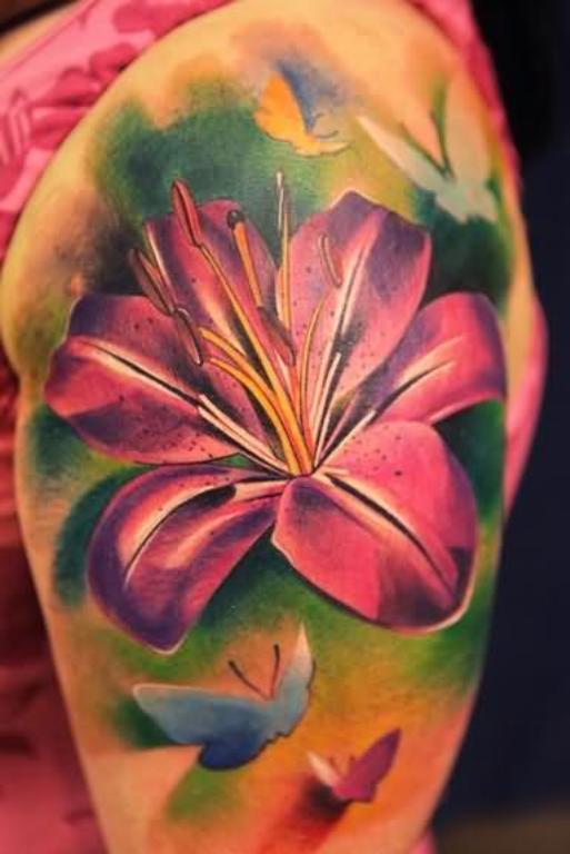 Nice Flower Tattoo