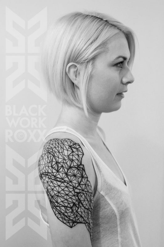 Nice Geometric Tattoo Design 