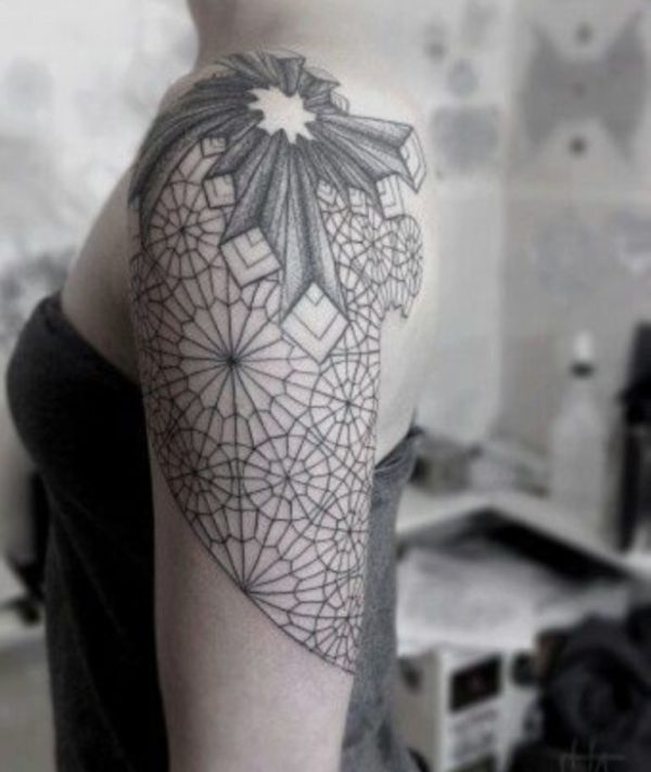 Nice Geometric Tattoo Design