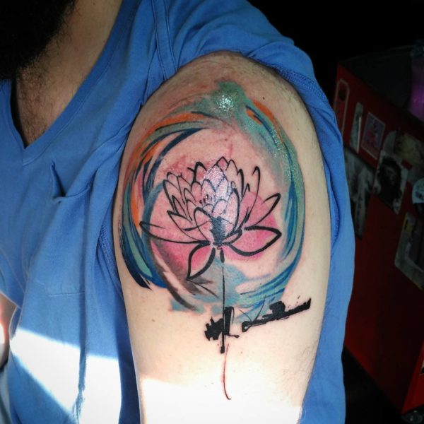 Nice Lotus Flower Tatoo