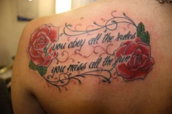 Nice Memory Tattoo For Women