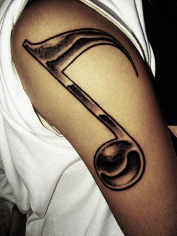 Nice Music Tattoo Design