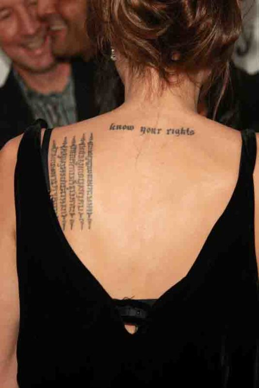 Nice Roman Tattoo On Shoulder Back