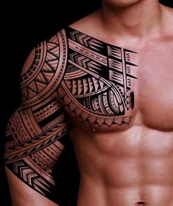 Nice Samoan Tattoo On Left Shoulder