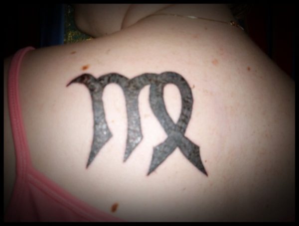 Nice Virgo Zodiac Tattoo