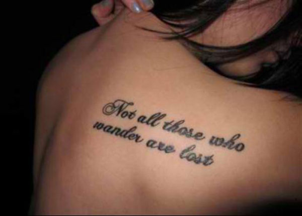 Not All Quote Tattoo