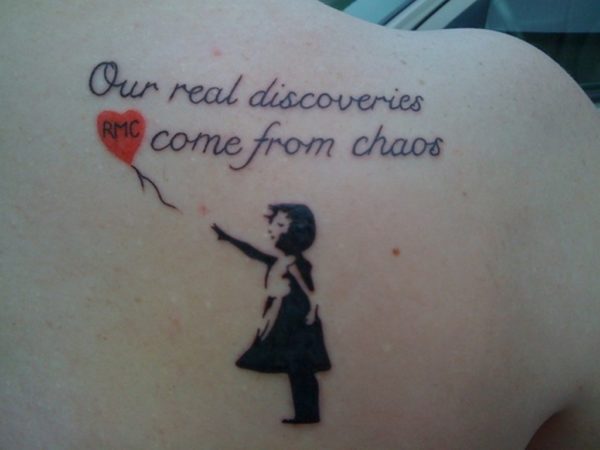 Our Real Discoveries Quote Tattoo