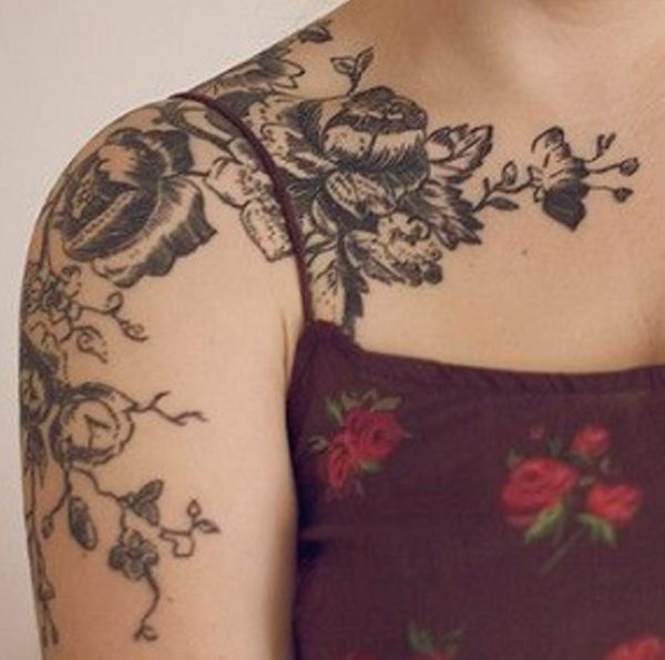 Outstanding Flowers Tattoo For Women