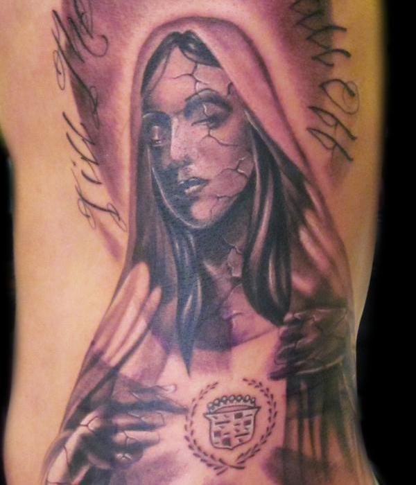 Outstanding Mary Tattoo