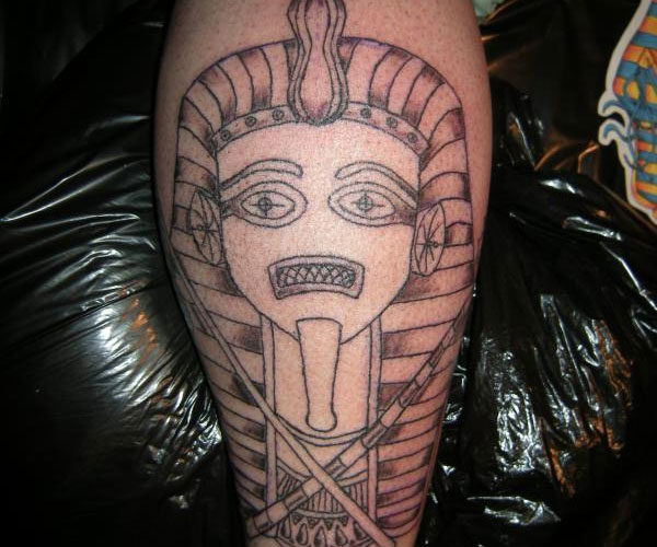 Pharaoh Shoulder Tattoo