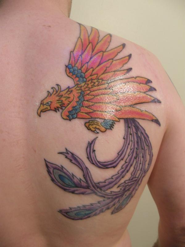 Phoenix Orange Tattoo