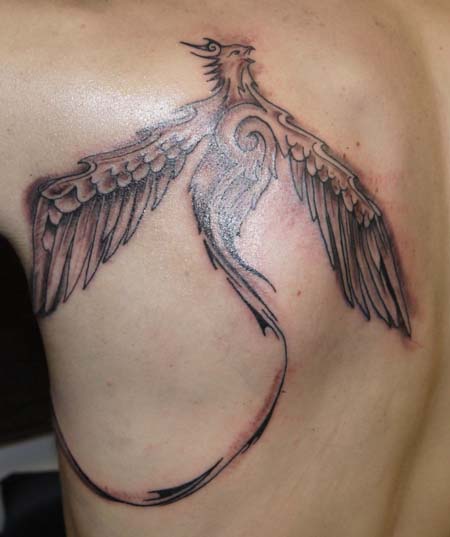 Phoenix Bird Tattoo