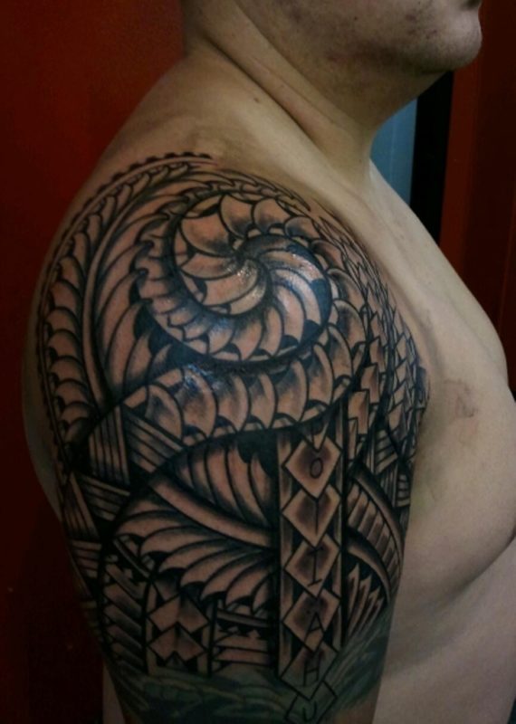 Polynesian Arm Samoan Tattoo