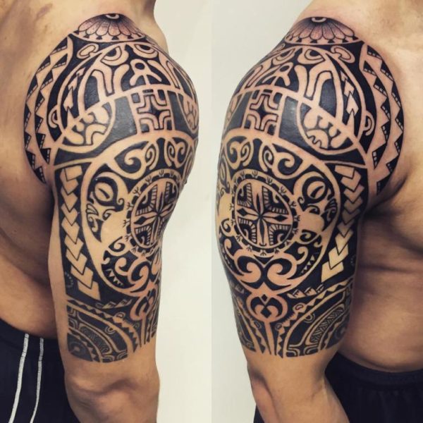 Polynesian Tribal Samoan Tattoo